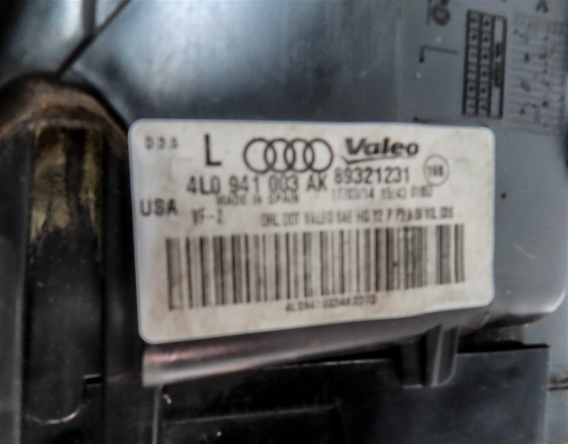 Thumbnail 9: 2010-2015 AUDI Q7 (4L) LEFT DRIVER XENON HID HEADLIGHT LIGHT LAMP (NON AFS)