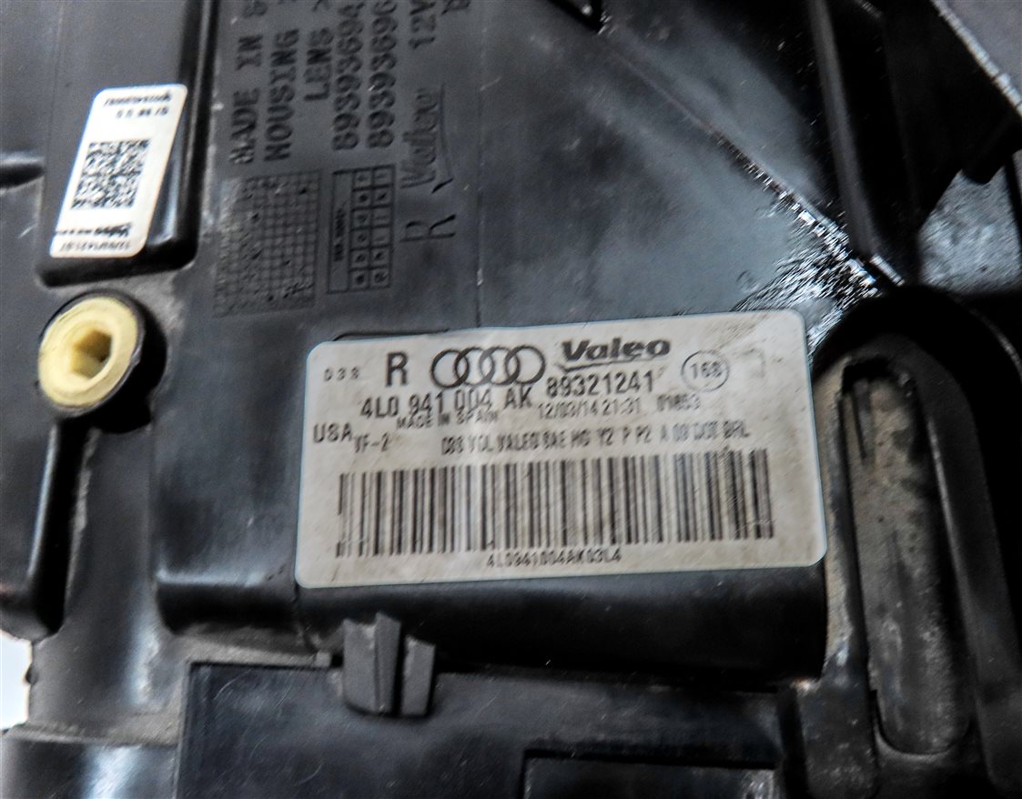 Thumbnail 9: 2010-2015 AUDI Q7 (4L) RIGHT PASSENGER XENON HID HEADLIGHT LIGHT LAMP (NON AFS)
