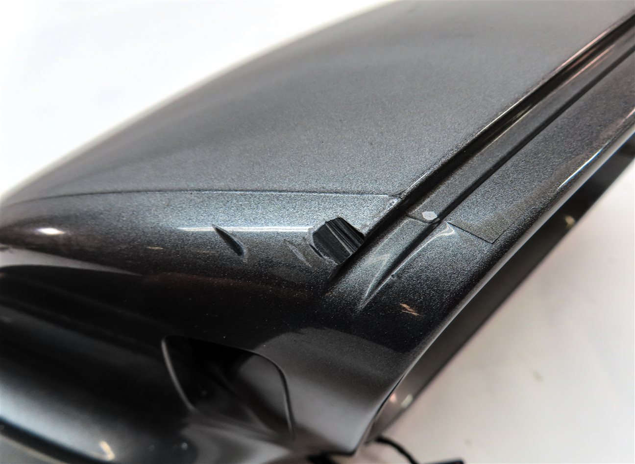 Thumbnail 11: 13-15 AUDI Q7 (4L) FRONT RIGHT PASSENGER HEATED BLIND SPOT DOOR MIRROR (Gray)