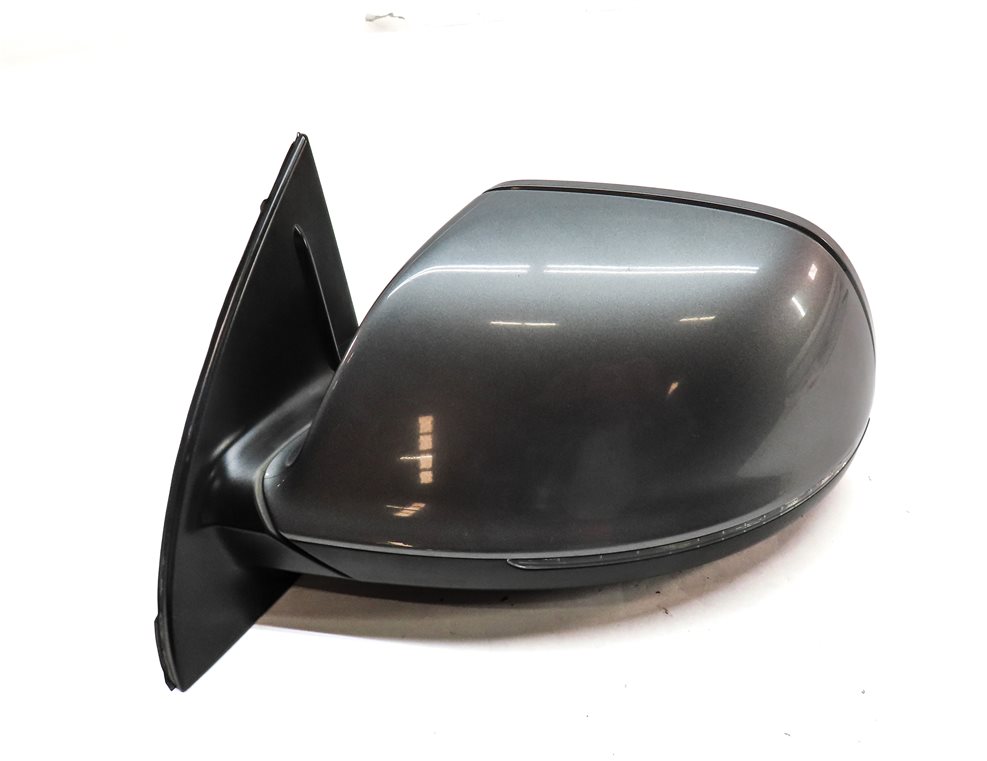 Thumbnail 6: 13-15 AUDI Q7 (4L) FRONT LEFT DRIVER HEATED BLIND SPOT DOOR MIRROR (Gray)
