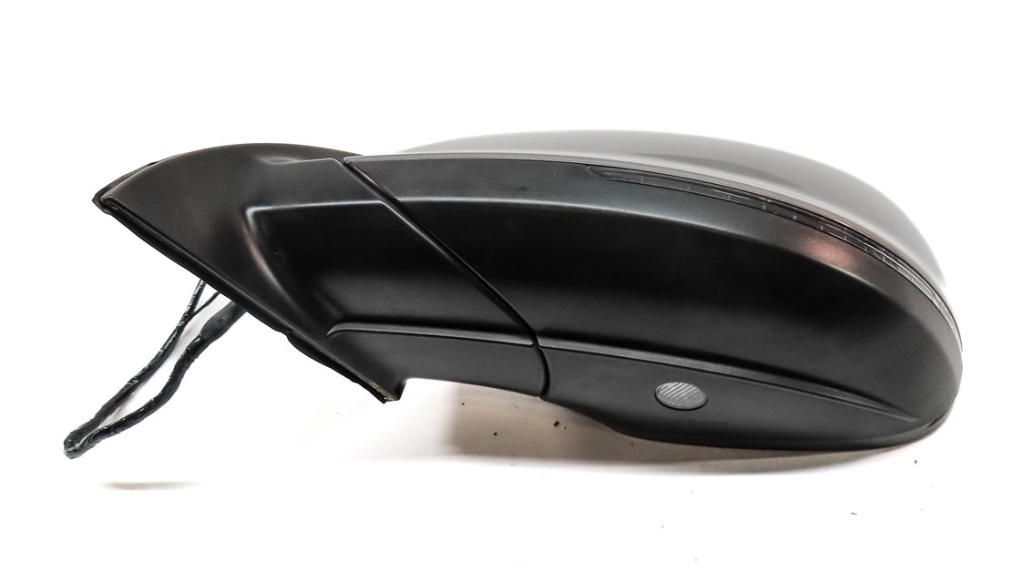 Thumbnail 7: 13-15 AUDI Q7 (4L) FRONT LEFT DRIVER HEATED BLIND SPOT DOOR MIRROR (Gray)