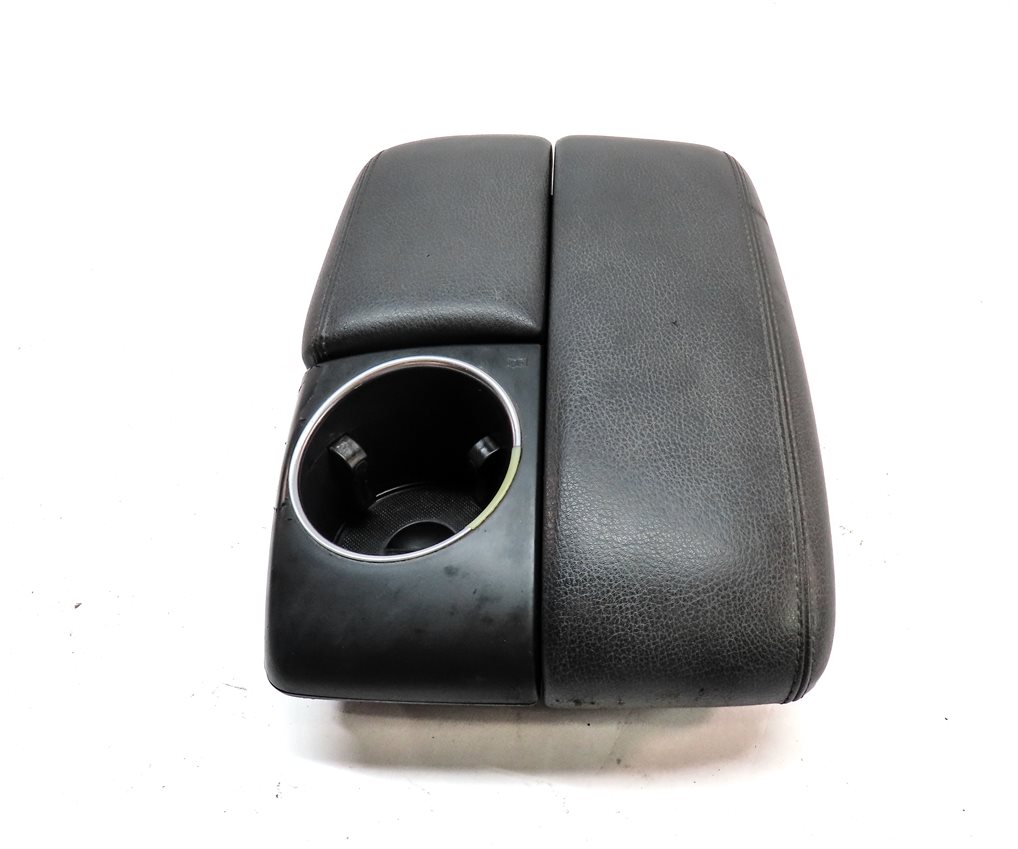 Thumbnail 2: 07-15 AUDI Q7 (4L) FRONT CENTER CONSOLE ARMREST CUP HOLDER COMPARTMENT(Black)