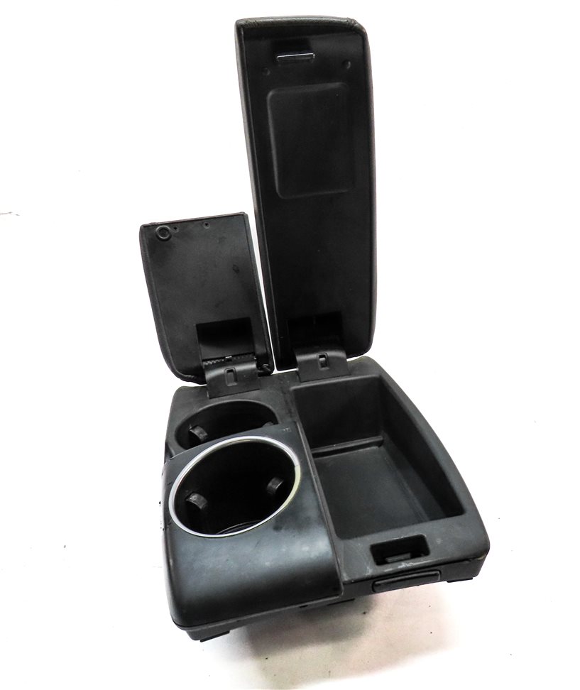 Thumbnail 7: 07-15 AUDI Q7 (4L) FRONT CENTER CONSOLE ARMREST CUP HOLDER COMPARTMENT(Black)