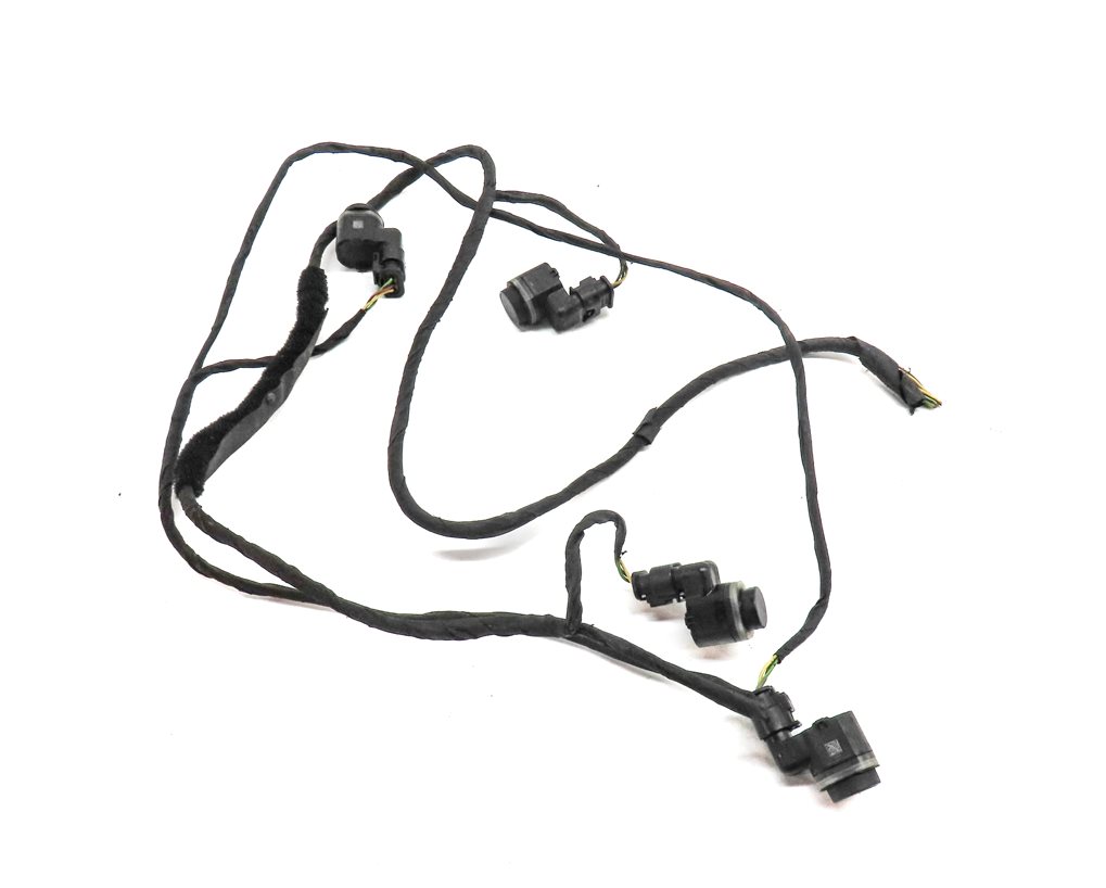 2012 BMW 550I (F10) REAR PARK ASSIST PDC DISTANCE CONTROL SENSOR SET/4 w/HARNESS