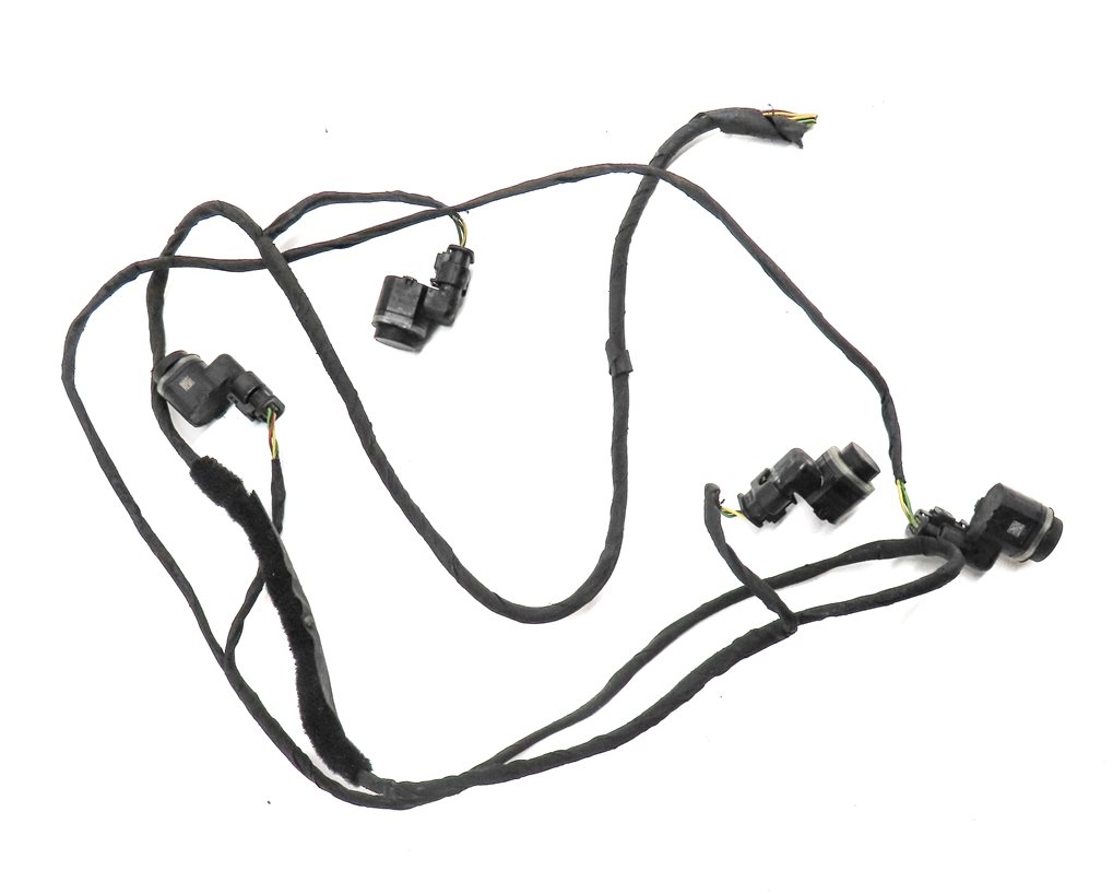 Thumbnail 2: 2012 BMW 550I (F10) REAR PARK ASSIST PDC DISTANCE CONTROL SENSOR SET/4 w/HARNESS