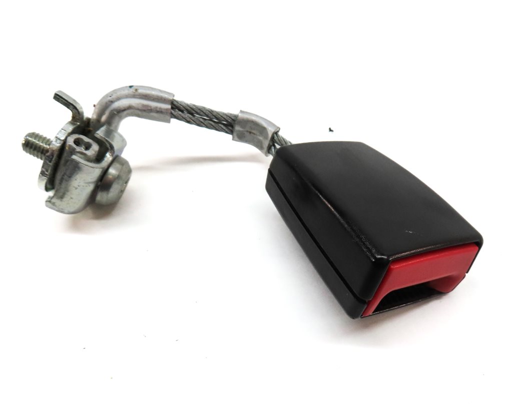 Thumbnail 4: 12 BMW 550I (F10) REAR LEFT CENTER RIGHT SEATBELT BUCKLE RECEIVER SET/4 (Black)