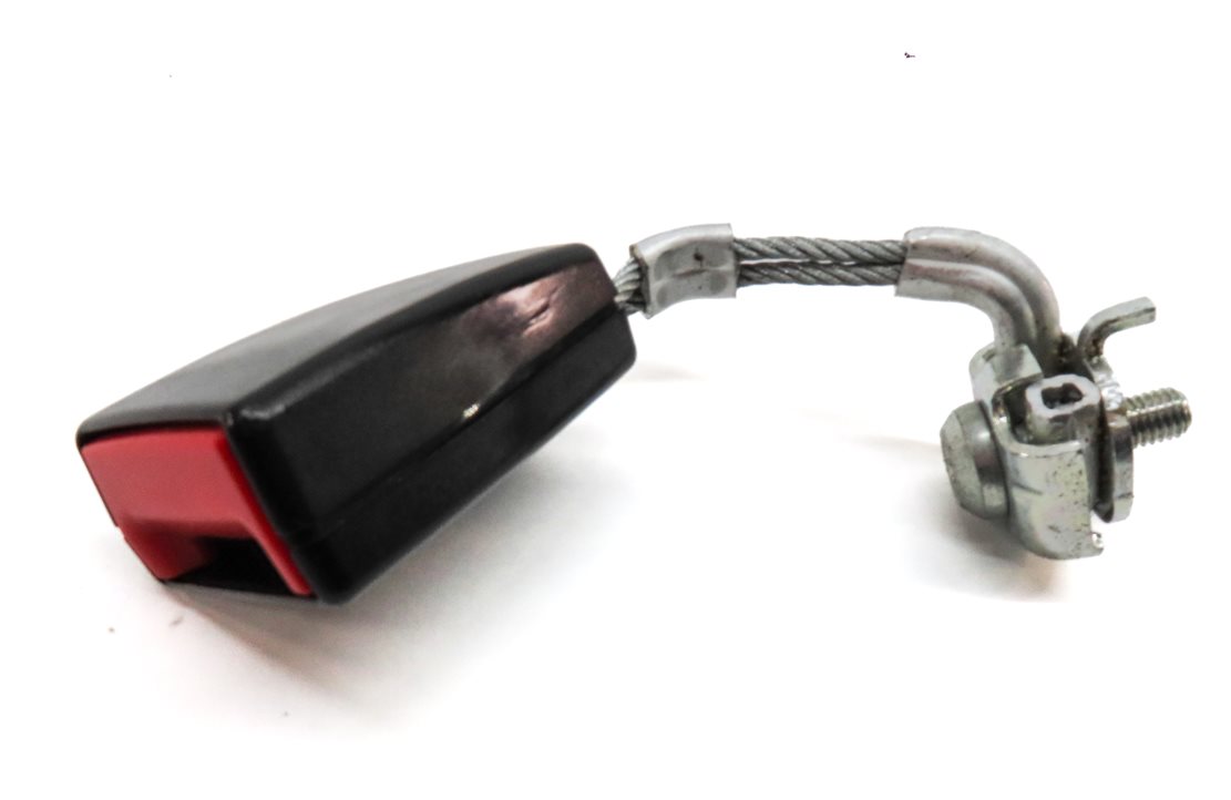 Thumbnail 6: 12 BMW 550I (F10) REAR LEFT CENTER RIGHT SEATBELT BUCKLE RECEIVER SET/4 (Black)