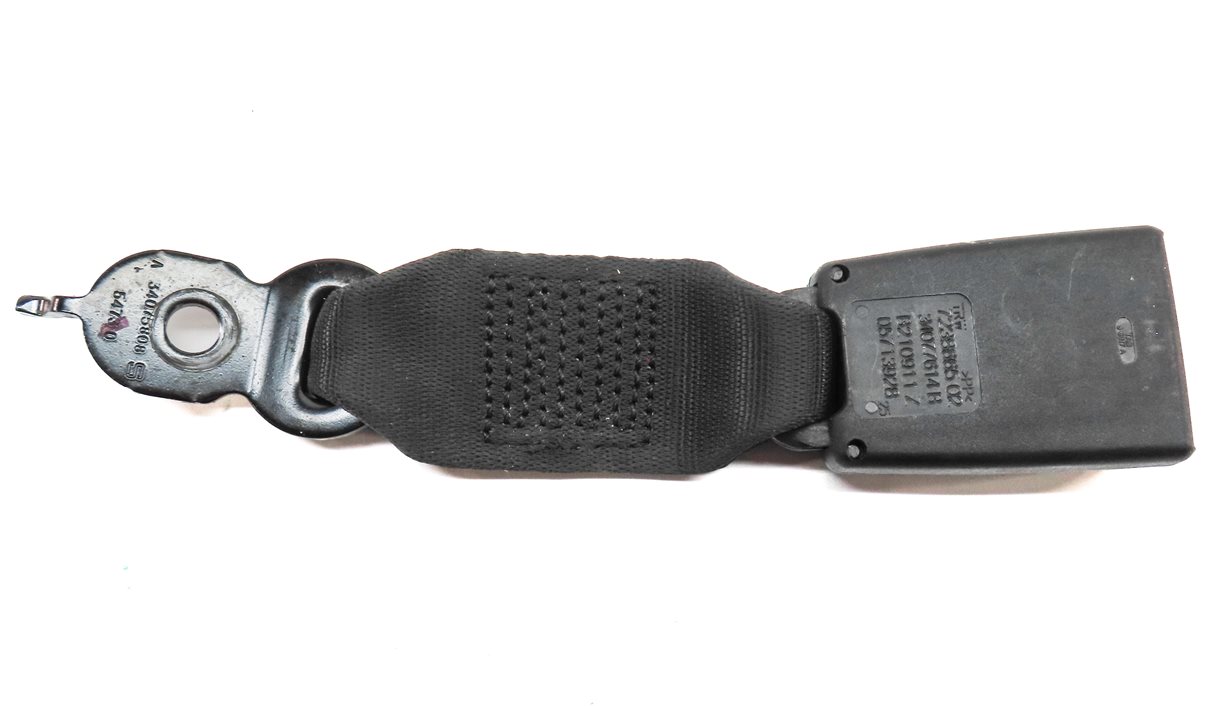 Thumbnail 8: 12 BMW 550I (F10) REAR LEFT CENTER RIGHT SEATBELT BUCKLE RECEIVER SET/4 (Black)