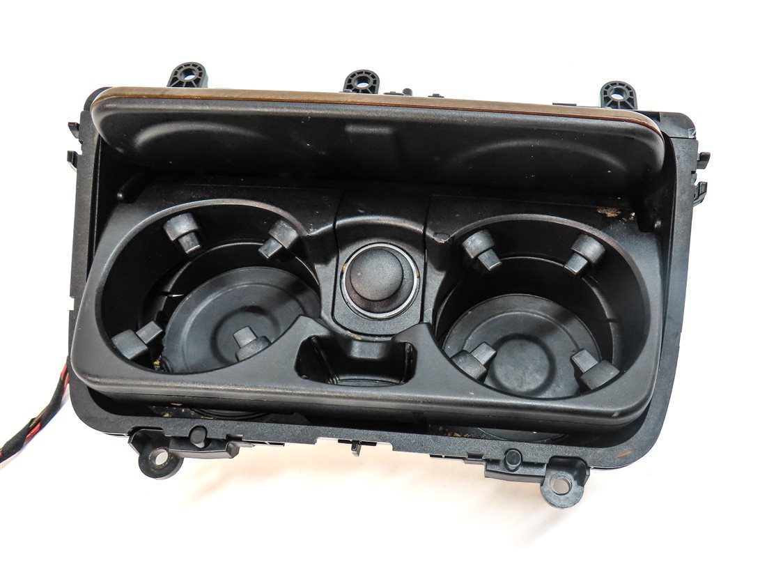 Thumbnail 2: 2012 BMW 550I (F10) FRONT CENTER CONSOLE CUPHOLDER w/12V SOCKET (ASh)