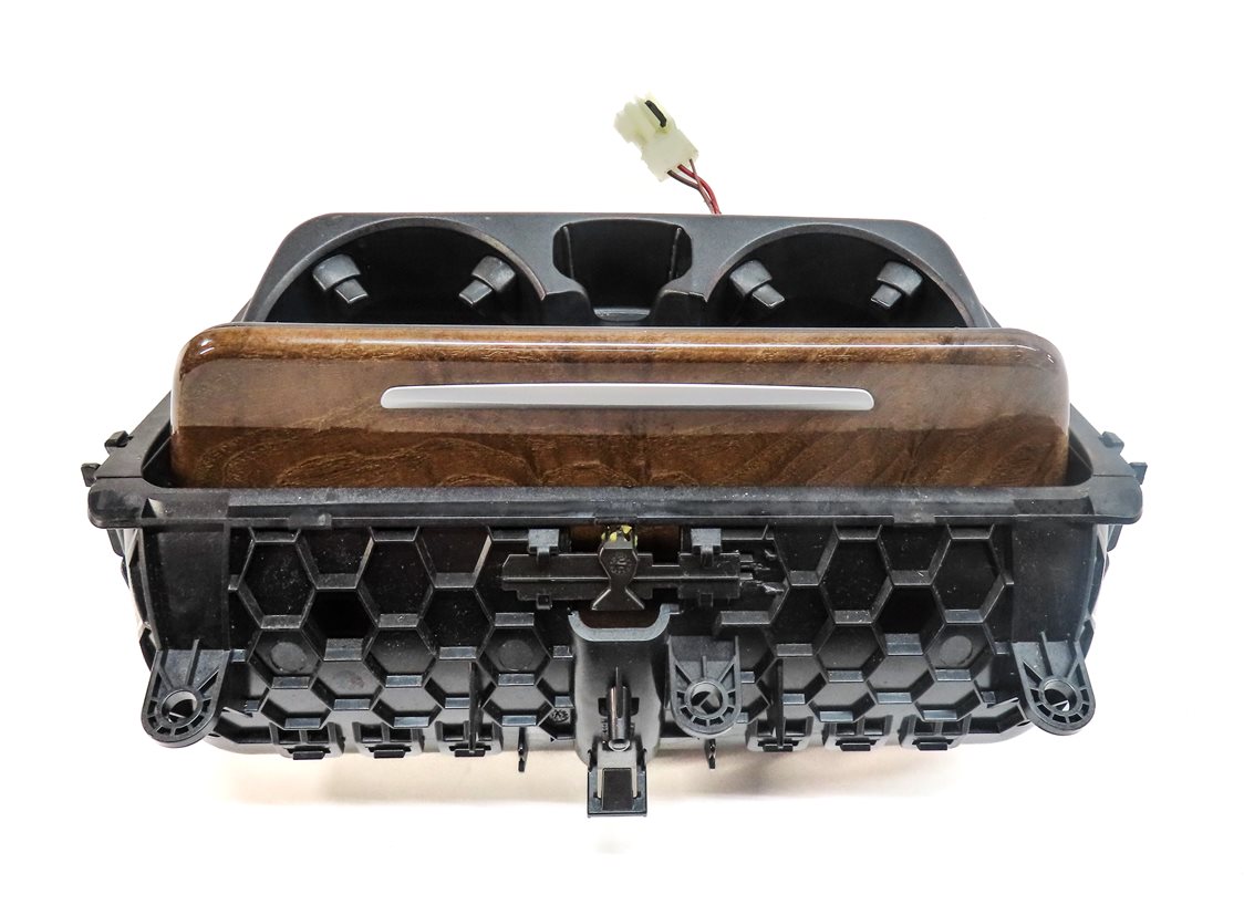Thumbnail 5: 2012 BMW 550I (F10) FRONT CENTER CONSOLE CUPHOLDER w/12V SOCKET (ASh)