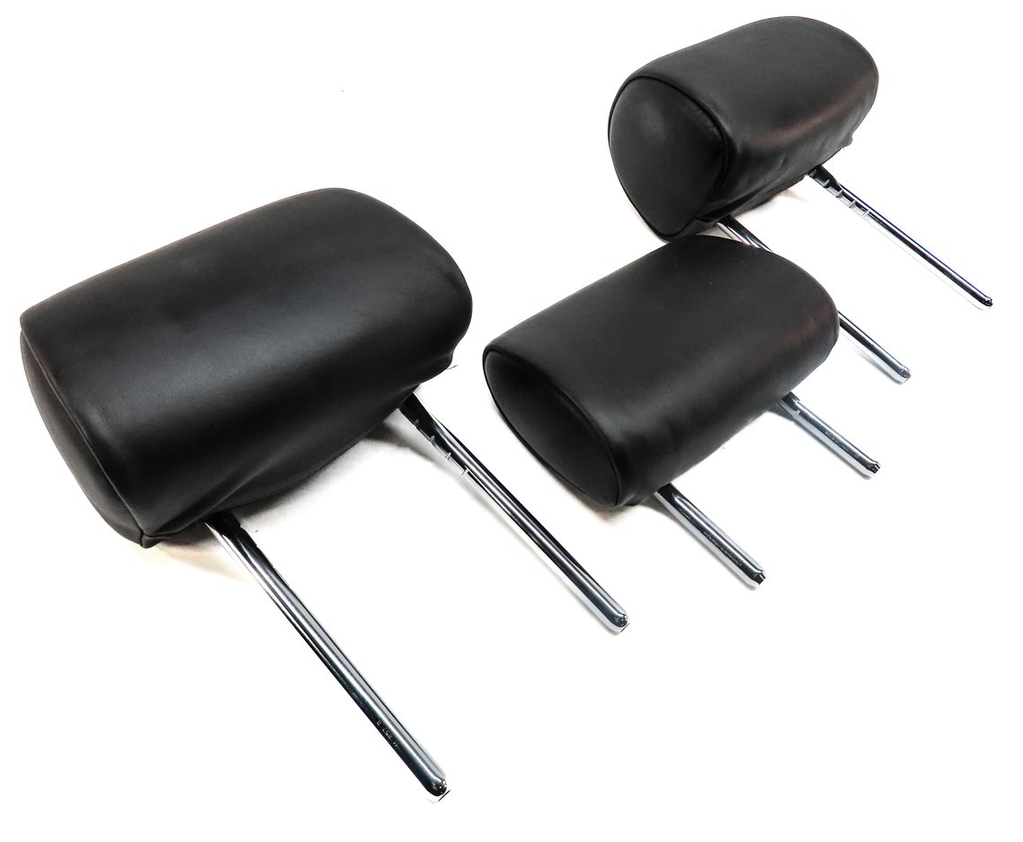 11-16 BMW 5 SERIES F10 REAR LEFT CENTER RIGHT SEAT HEADREST SET/3 (Black)