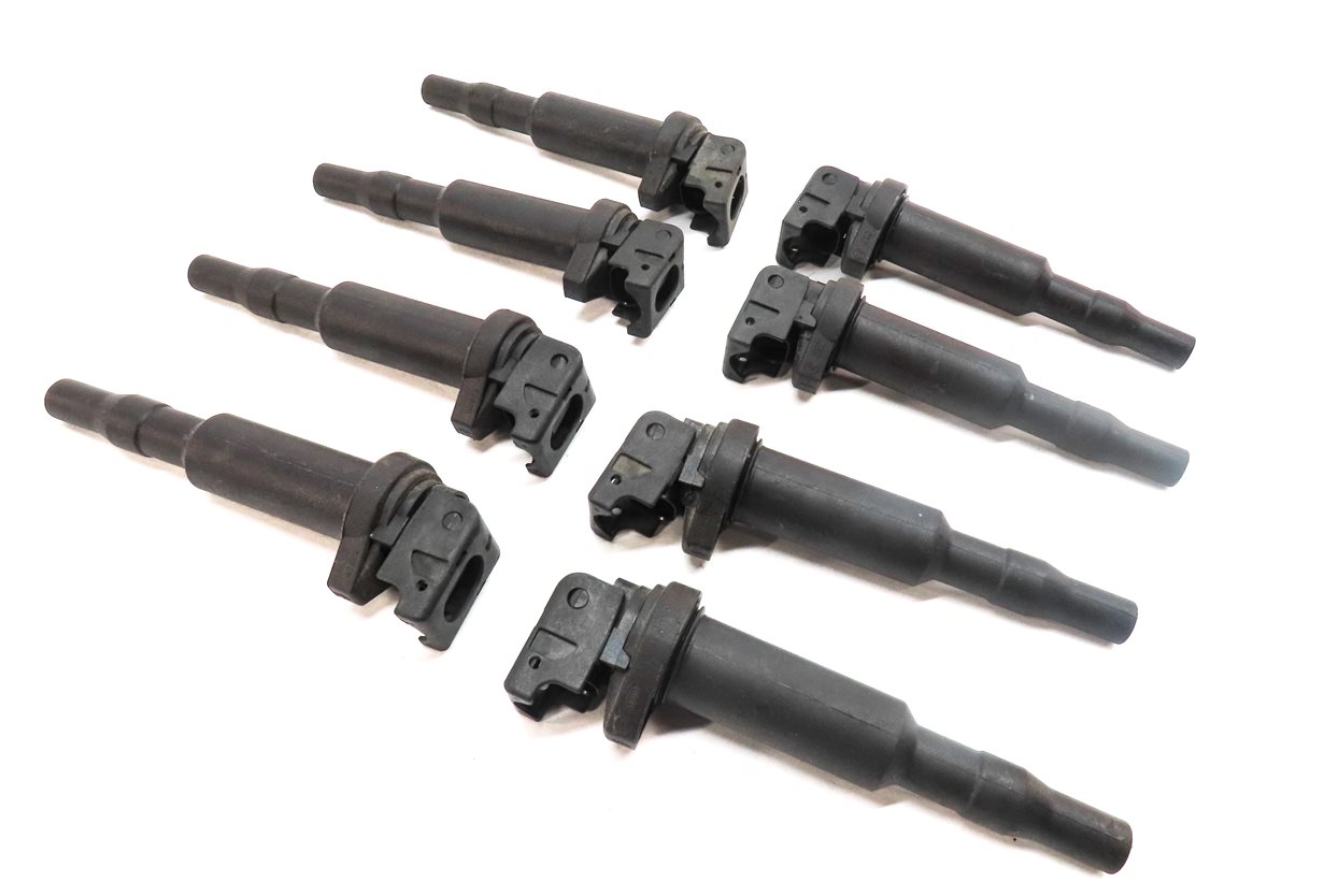 Thumbnail 1: 2001-2016 BMW E71 E90 E60 E66 E38 E65 E70 E46 F02 F01 F10 IGNITION COIL SET 8