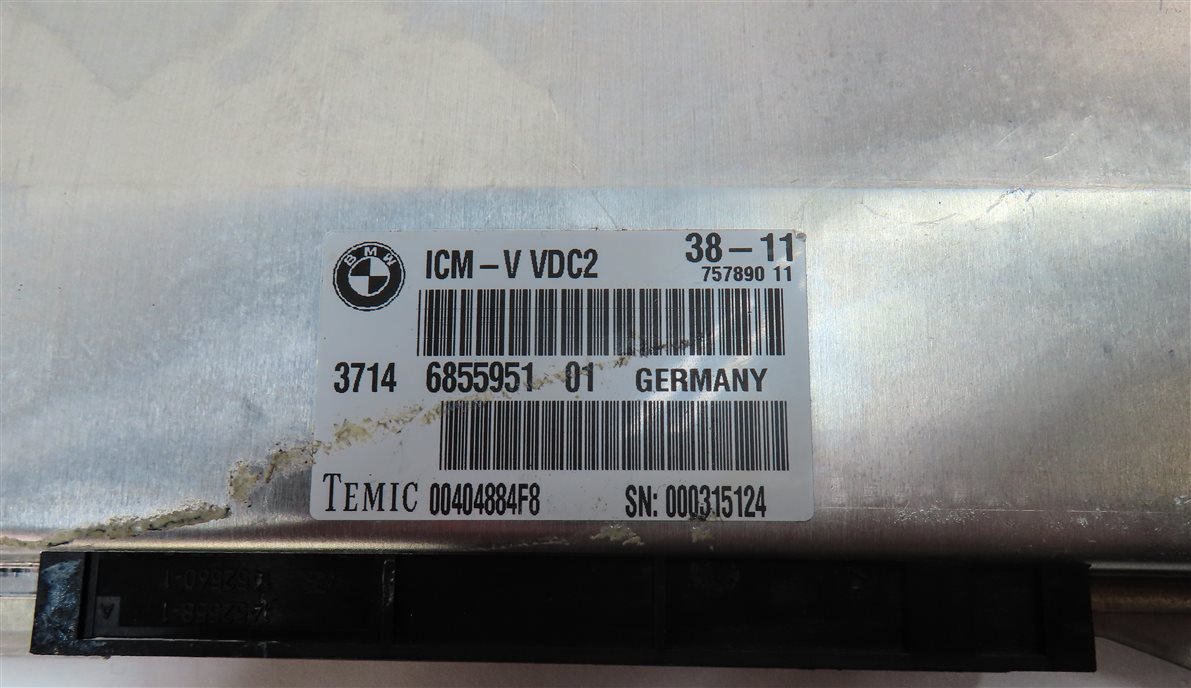 Thumbnail 3: 2012 BMW 550I (F10) VDC VARIABLE DAMPING SUSPENSION CONTROL MODULE