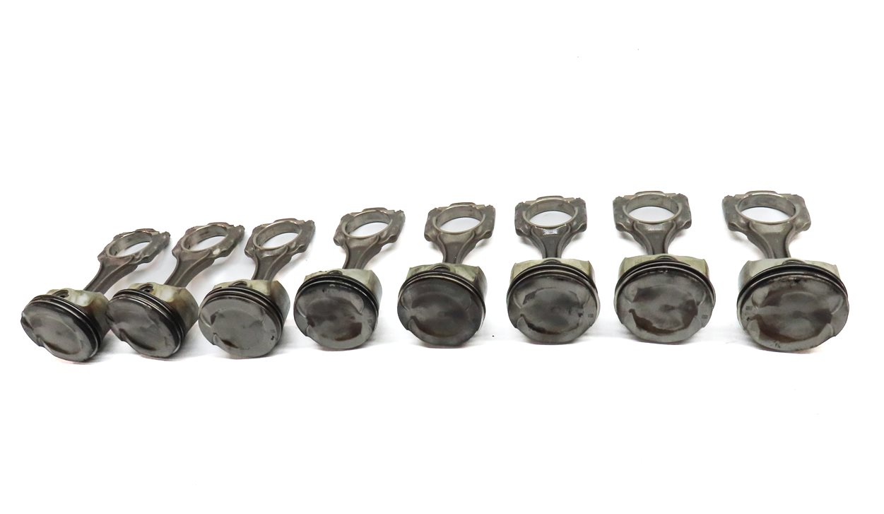 Thumbnail 3: 2009-2014 BMW 550i 750i X5 X6 (F01 F10 E70 E71) 4.4L N63 TWIN TURBO PISTON SET/8