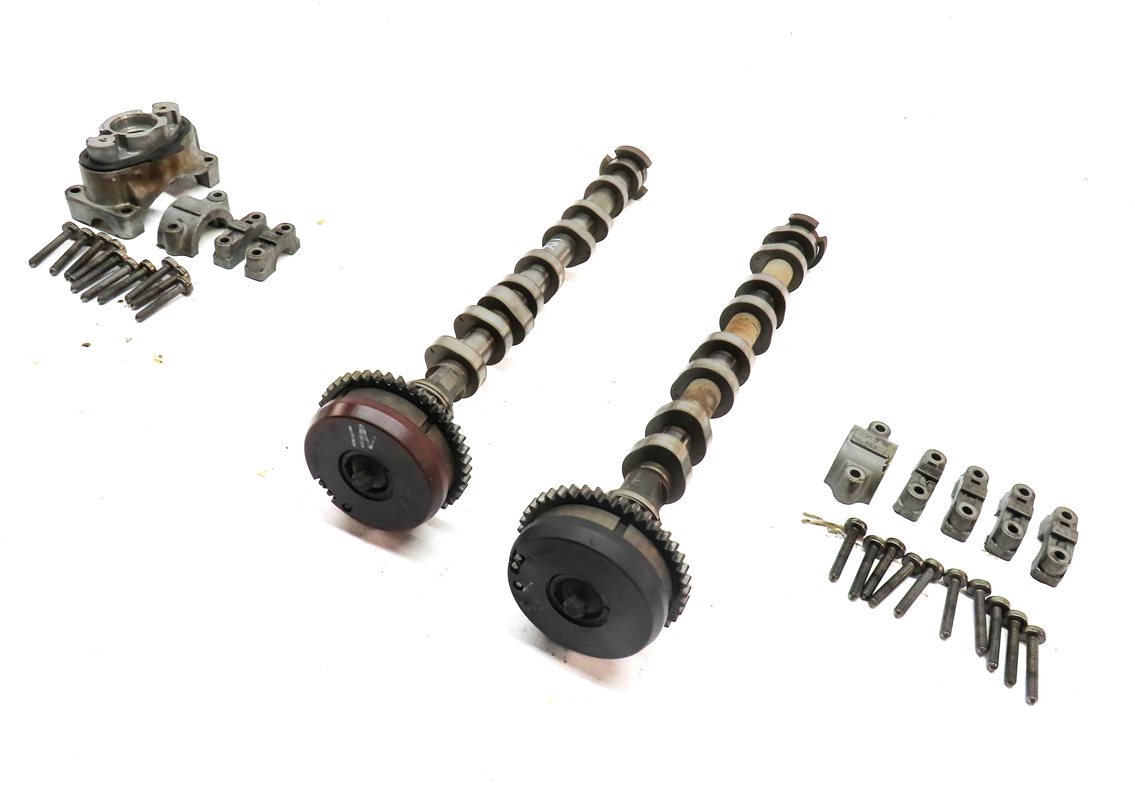 Thumbnail 1: 08-14 BMW 550i 750i X5 X6 (F01 E70 F10 E71) 4.4L TWIN TURBO LEFT CAMSHAFT SET-2