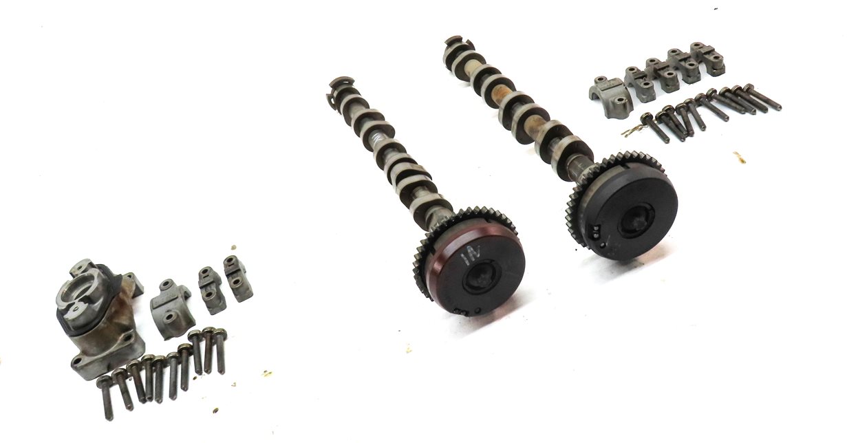 Thumbnail 3: 08-14 BMW 550i 750i X5 X6 (F01 E70 F10 E71) 4.4L TWIN TURBO LEFT CAMSHAFT SET-2