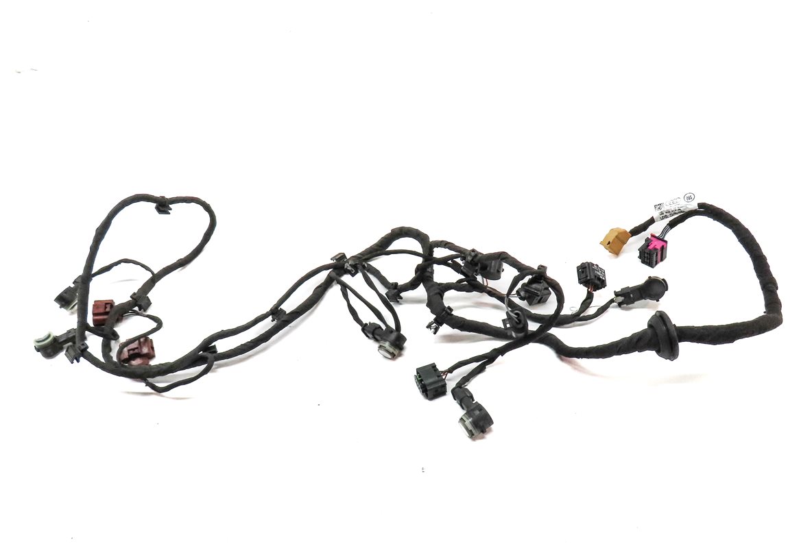 Thumbnail 2: 2019 AUDI Q7 (4M) REAR PDC PARK ASSIST DISTANCE SENSOR SET-6 w/ WIRING HARNESS