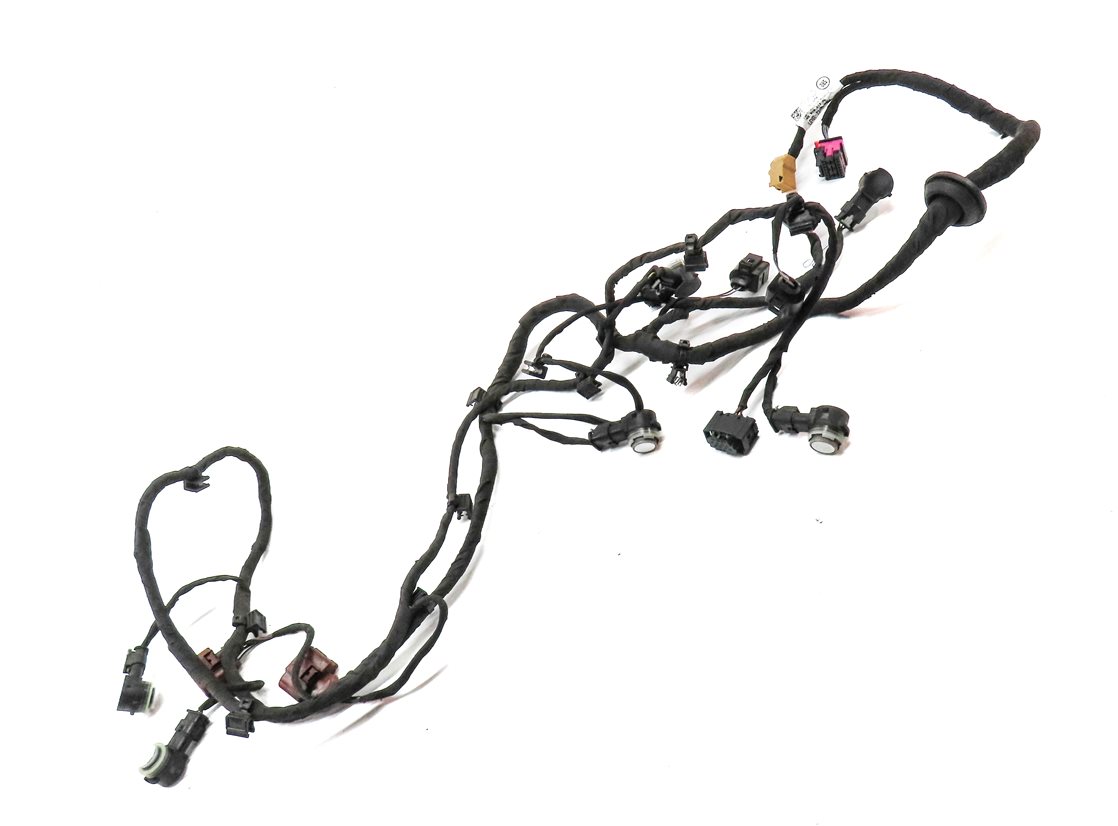 Thumbnail 3: 2019 AUDI Q7 (4M) REAR PDC PARK ASSIST DISTANCE SENSOR SET-6 w/ WIRING HARNESS