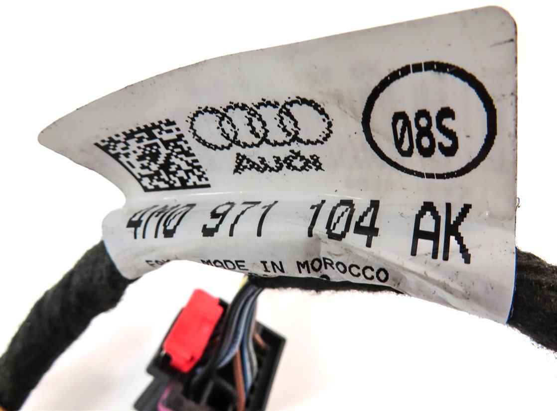 Thumbnail 4: 2019 AUDI Q7 (4M) REAR PDC PARK ASSIST DISTANCE SENSOR SET-6 w/ WIRING HARNESS