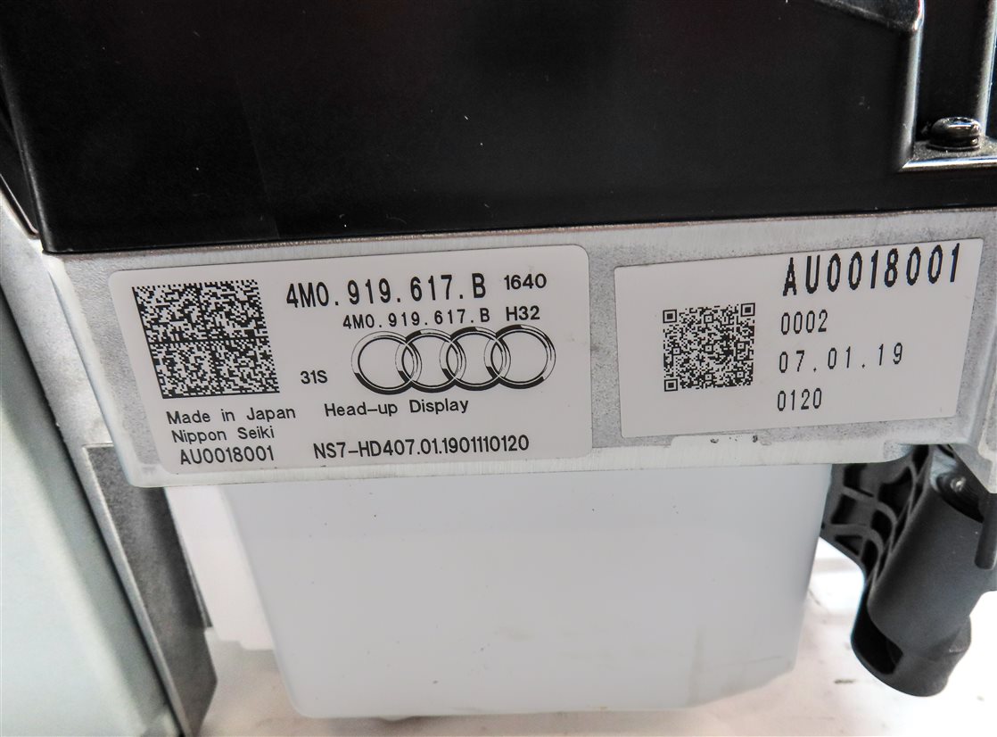 Thumbnail 6: 2017-2020 AUDI Q7 (4M) FRONT DASH WINDSHIELD INFO HUD HEADS UP DISPLAY PROJECTOR