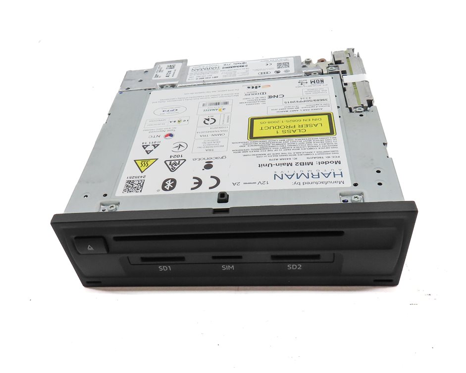 Thumbnail 2: 2019 AUDI Q7 (4M) RADIO STEREO DVD CD SD SIM MMI MULTIMEDIA PLAYER HEAD UNIT