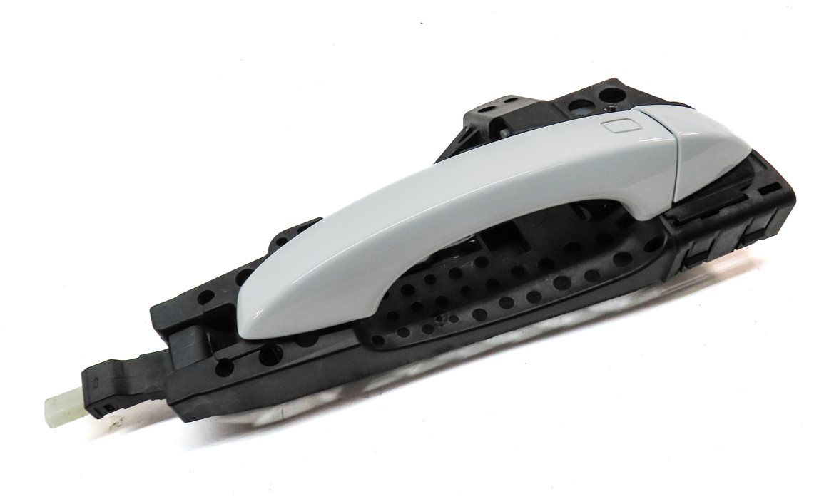 Thumbnail 4: 2017-2020 AUDI Q7 (4M) REAR RIGHT PASSENGER KEYLESS DOOR HANDLE (White)