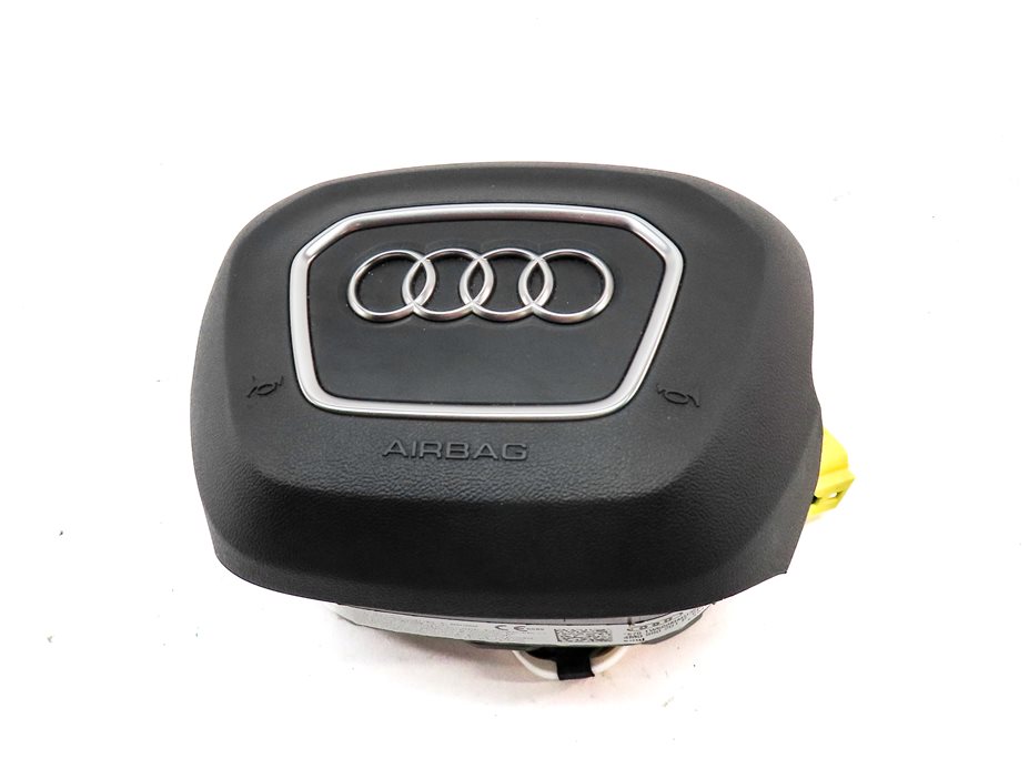 Thumbnail 2: 2017-2019 AUDI Q7 (4M) FRONT LEFT DRIVER STEERING WHEEL AIRBAG AIR BAG (Black)