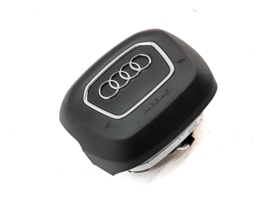 Thumbnail 3: 2017-2019 AUDI Q7 (4M) FRONT LEFT DRIVER STEERING WHEEL AIRBAG AIR BAG (Black)