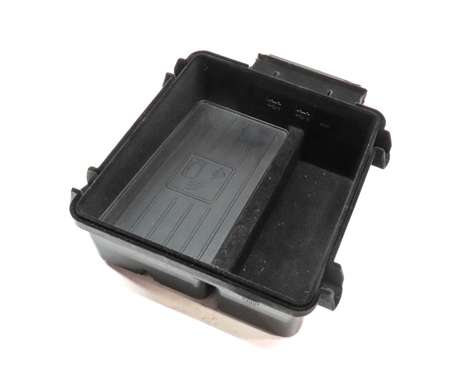 2019 AUDI Q7 (4M) FRONT CENTER CONSOLE Qi WIRELESS CELL PHONE CHARGING CRADLE