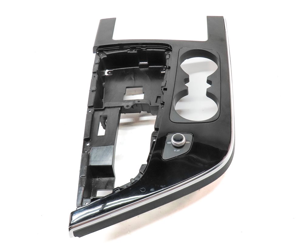Thumbnail 2: 2019 AUDI Q7 (4M) FRONT CENTER CONSOLE CUP HOLDER SHIFTER MMI PAD TRIM BEZEL