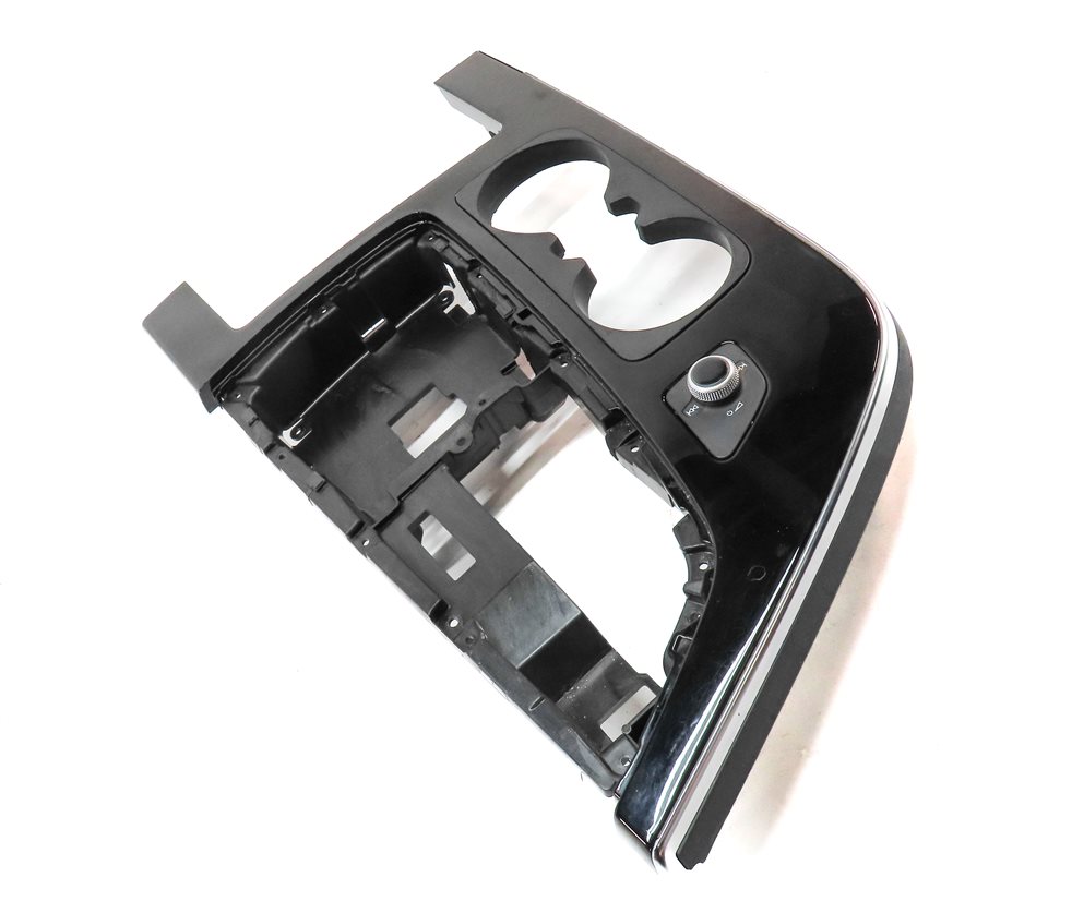 Thumbnail 3: 2019 AUDI Q7 (4M) FRONT CENTER CONSOLE CUP HOLDER SHIFTER MMI PAD TRIM BEZEL