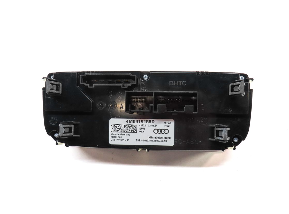 Thumbnail 5: 17-19 AUDI Q7 (4M) REAR CENTER CONSOLE HEATER A/C TEMPERATURE CLIMATE CONTROL