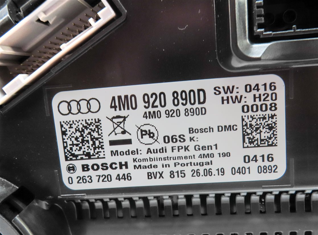 Thumbnail 18: 2019 AUDI Q7 4M 3.0L CREC ENGINE ECM BCM SPEEDOMETER IMMOBILIZER MODULE KEY SET