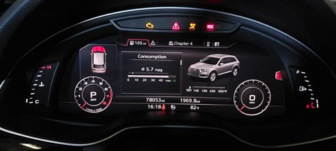 Thumbnail 2: 2019 AUDI Q7 4M 3.0L CREC ENGINE ECM BCM SPEEDOMETER IMMOBILIZER MODULE KEY SET
