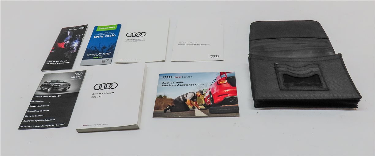 Thumbnail 2: 2019 AUDI Q7 (4M) OWNERS MANUAL LITERATURE BOOKLET SERVICE GUIDE SET w/ CASE