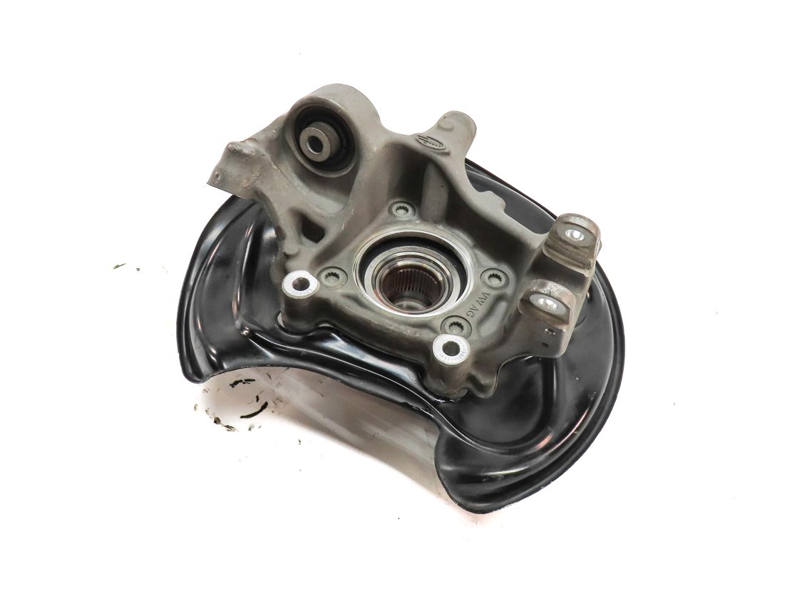 17-20 AUDI Q7 (4M) REAR LEFT DRIVER SPINDLE KNUCKLE WHEEL BEARING HUB w/ SHIELD