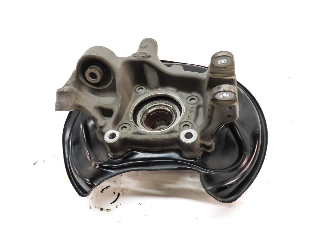 Thumbnail 2: 17-20 AUDI Q7 (4M) REAR LEFT DRIVER SPINDLE KNUCKLE WHEEL BEARING HUB w/ SHIELD