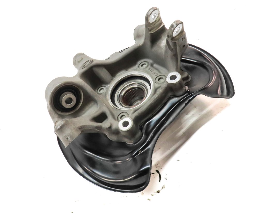 Thumbnail 3: 17-20 AUDI Q7 (4M) REAR LEFT DRIVER SPINDLE KNUCKLE WHEEL BEARING HUB w/ SHIELD