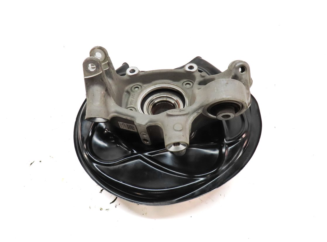 Thumbnail 4: 17-20 AUDI Q7 (4M) REAR LEFT DRIVER SPINDLE KNUCKLE WHEEL BEARING HUB w/ SHIELD