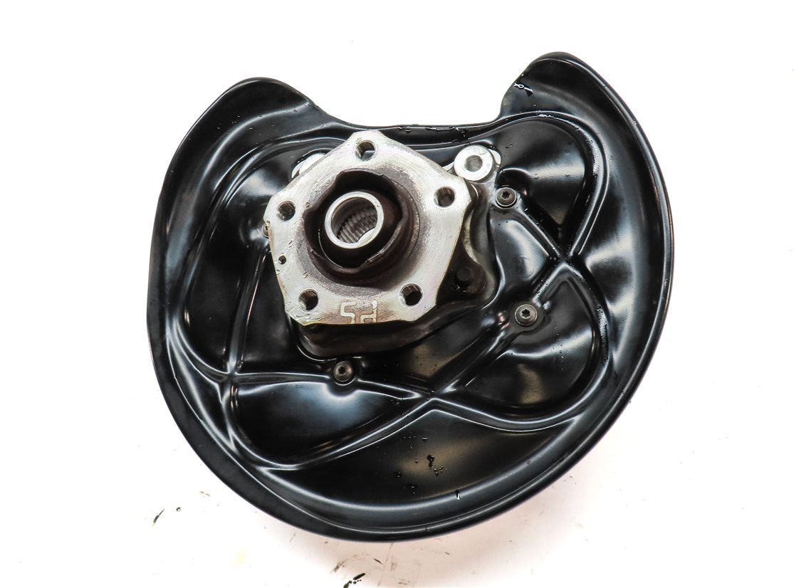 Thumbnail 5: 17-20 AUDI Q7 (4M) REAR LEFT DRIVER SPINDLE KNUCKLE WHEEL BEARING HUB w/ SHIELD