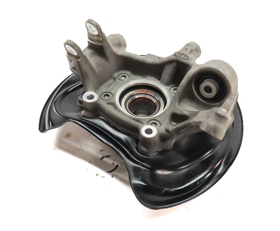2017-2022 AUDI Q7 (4M) REAR RIGHT PASSENGER SPINDLE KNUCKLE WHEEL HUB w/ SHIELD