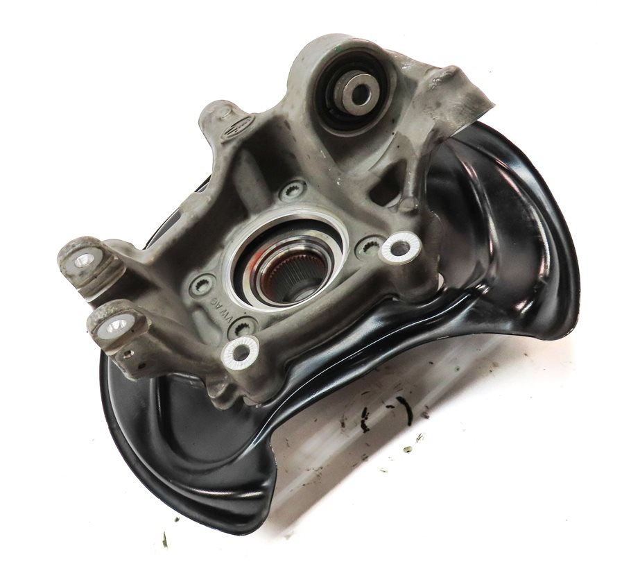 Thumbnail 3: 2017-2022 AUDI Q7 (4M) REAR RIGHT PASSENGER SPINDLE KNUCKLE WHEEL HUB w/ SHIELD