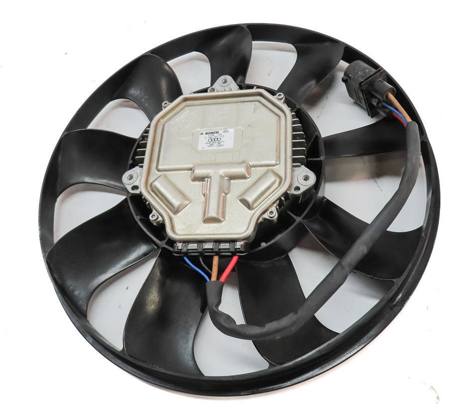 Thumbnail 4: 2017-2022 AUDI Q7 (4M) 3.0L SUPER ENGINE LEFT RADIATOR COOLING FAN BLADE & MOTOR