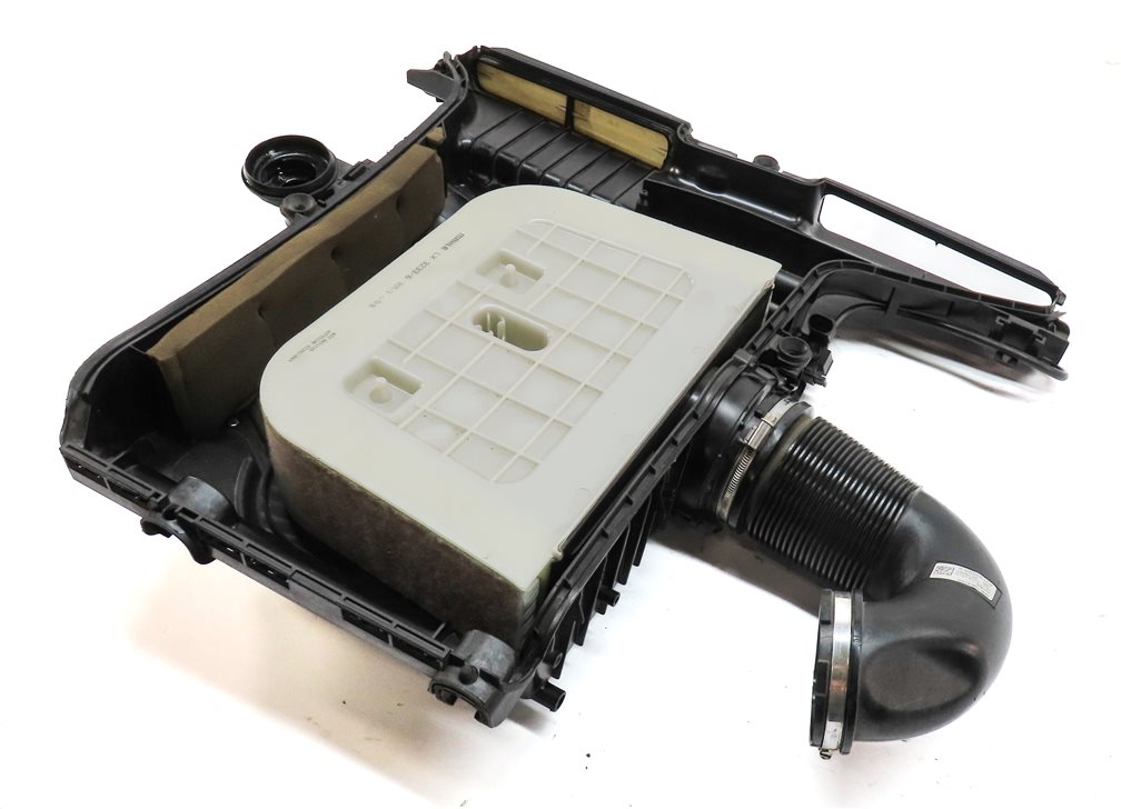 Thumbnail 3: 17-19 AUDI Q7 (4M) 3.0L SUPER CREC ENGINE COVER AIR INTAKE CLEANER FILTER BOX