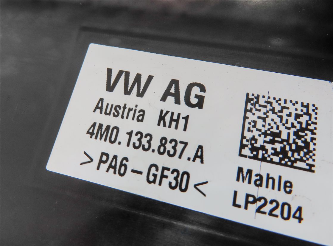 Thumbnail 8: 17-19 AUDI Q7 (4M) 3.0L SUPER CREC ENGINE COVER AIR INTAKE CLEANER FILTER BOX