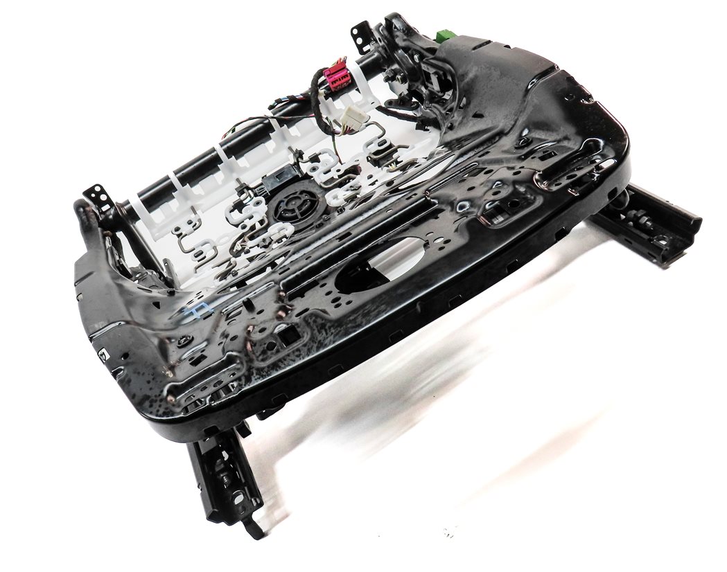 Thumbnail 3: 2017-2020 AUDI Q7 (4M) FRONT LEFT DRIVER MEMORY VENTED SEAT TRACK w/ MOTORS