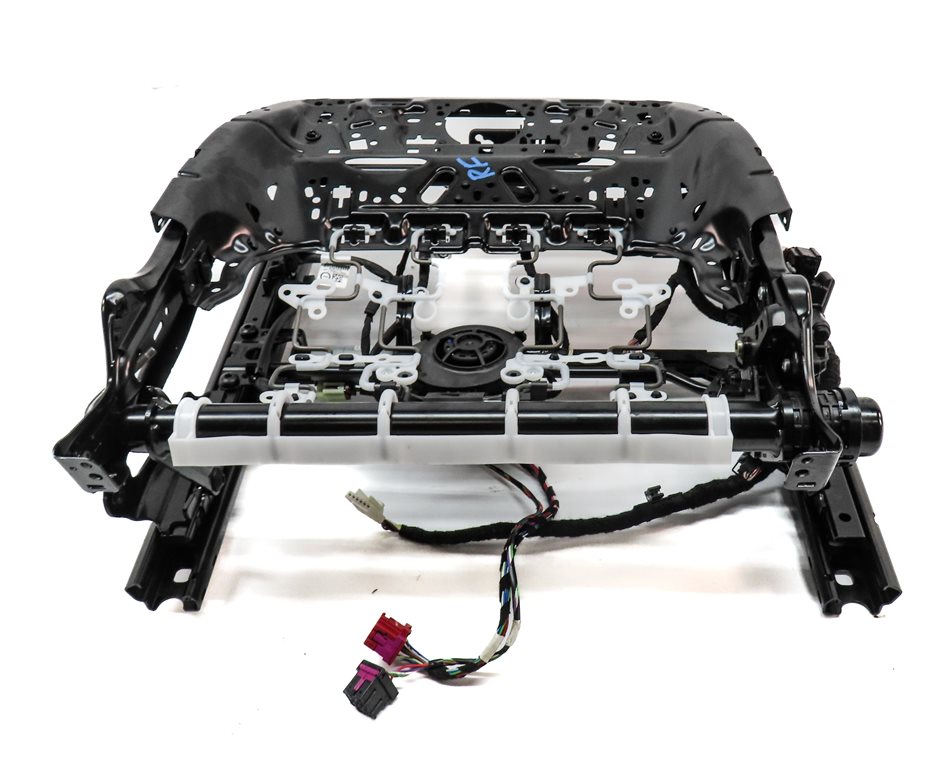 Thumbnail 4: 2017-2020 AUDI Q7 (4M) FRONT RIGHT PASSENGER MEMORY VENTED SEAT TRACK w/ MOTORS