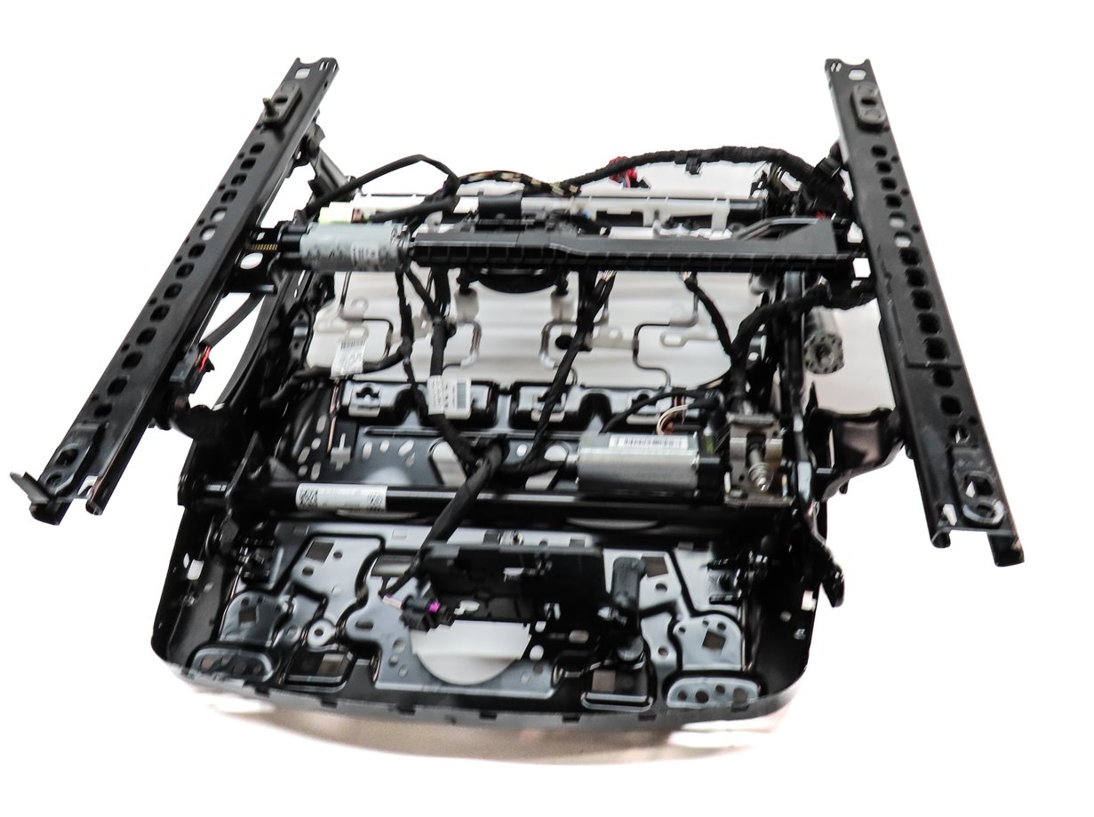 Thumbnail 5: 2017-2020 AUDI Q7 (4M) FRONT RIGHT PASSENGER MEMORY VENTED SEAT TRACK w/ MOTORS