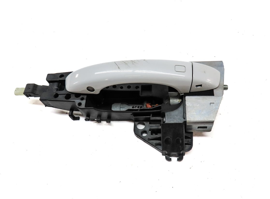 Thumbnail 4: 17-20 AUDI Q7 (4M) FRONT LEFT DRIVER KEYLESS EXTERIOR DOOR HANDLE (White)