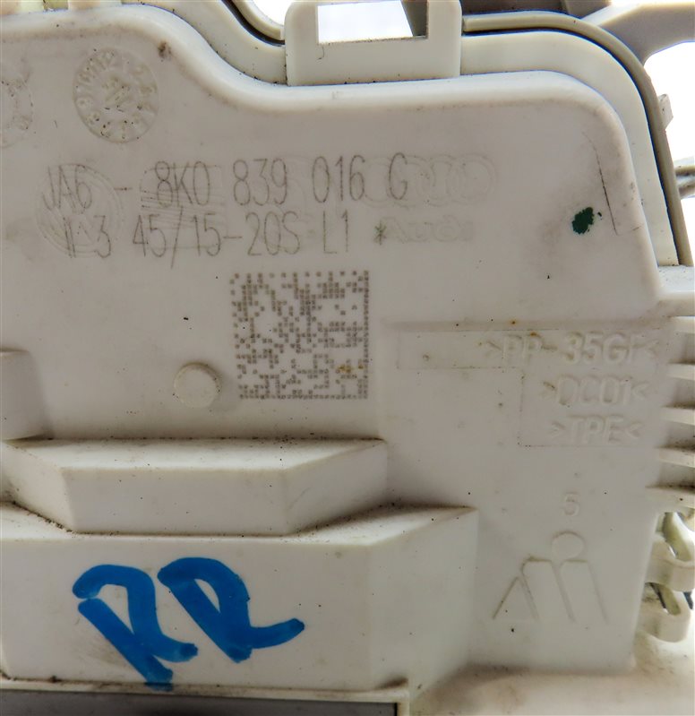Thumbnail 7: 10-18 AUDI A3 A4 A8 Q3 Q5 S3 S4 SQ5 S8 REAR RIGHT DOOR LOCK LATCH ACTUATOR